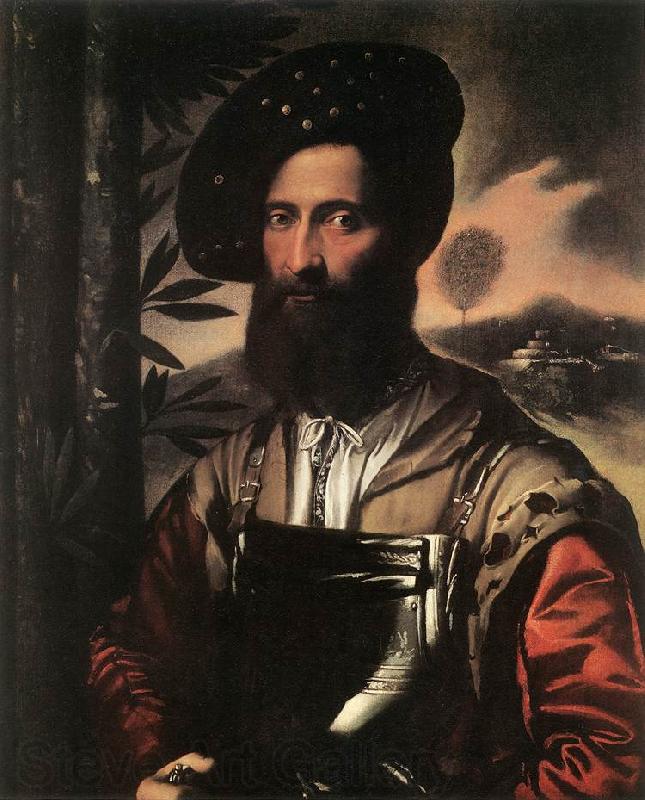 DOSSI, Dosso Portrait of a Warrior sd France oil painting art